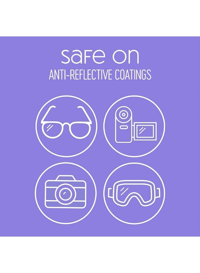 Nice 'n Clean SmudgeGuard Lens Cleaning Wipes (100 Total Wipes) | Pre-Moistened Individually Wrapped Wipes | Non-Scratching & Non-Streaking | Safe for Eyeglasses, Goggles, & Camera Lens - Image 2