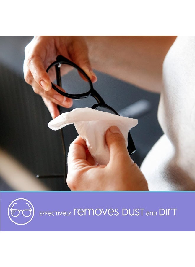 Nice 'n Clean SmudgeGuard Lens Cleaning Wipes (100 Total Wipes) | Pre-Moistened Individually Wrapped Wipes | Non-Scratching & Non-Streaking | Safe for Eyeglasses, Goggles, & Camera Lens - Image 5