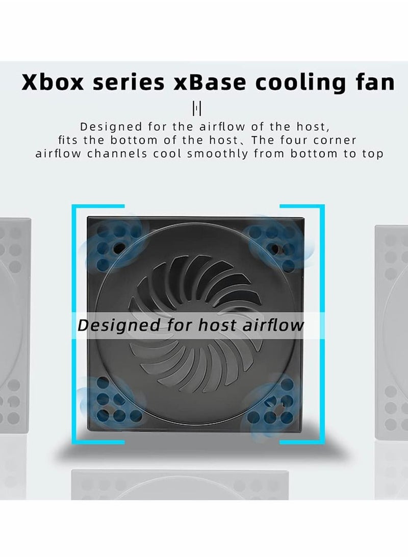 SYOSI - Cooling Fan for Xbox Series X with 4 Fan and 3 USB Port, External Cooler Turbo, Console Standing Mount Cooling System - Image 1
