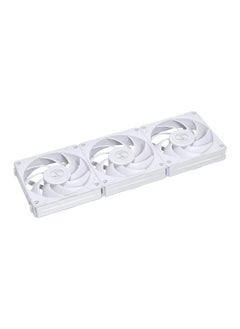 LIAN LI PWM 120mm 2600RPM (1pcs) with controller/extension cable 28mm thickness-White  - Image 1