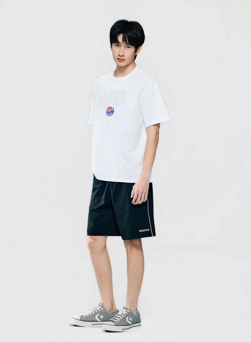 جيوردانو Men Relaxed Mario Printed Cotton Tee