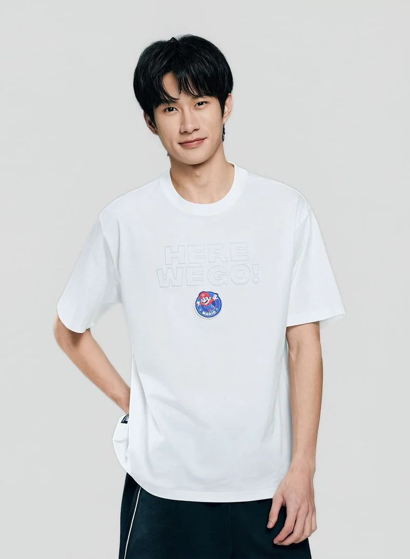 جيوردانو Men Relaxed Mario Printed Cotton Tee
