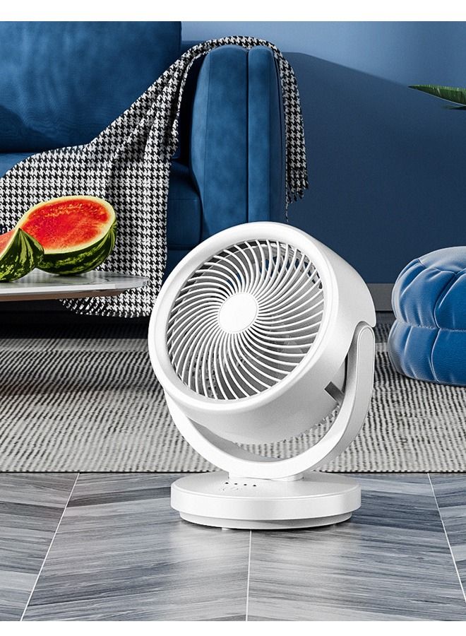 DUNISO Air Circulator Fan Small Quiet Turbo Force Desk Fans with Base-Mounted Controls 3 Speed Cooling Fan Floor Fan for Whole Room Home Bedroom Office - Image 2