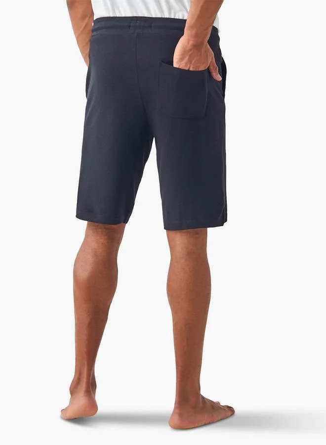 Splash FAV  Panelled Lounge Shorts with Drawstring Closure and Pockets for Men | Best Price UAE
