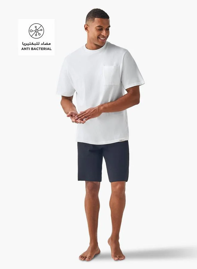 Splash FAV Panelled Lounge Shorts with Drawstring Closure and Pockets