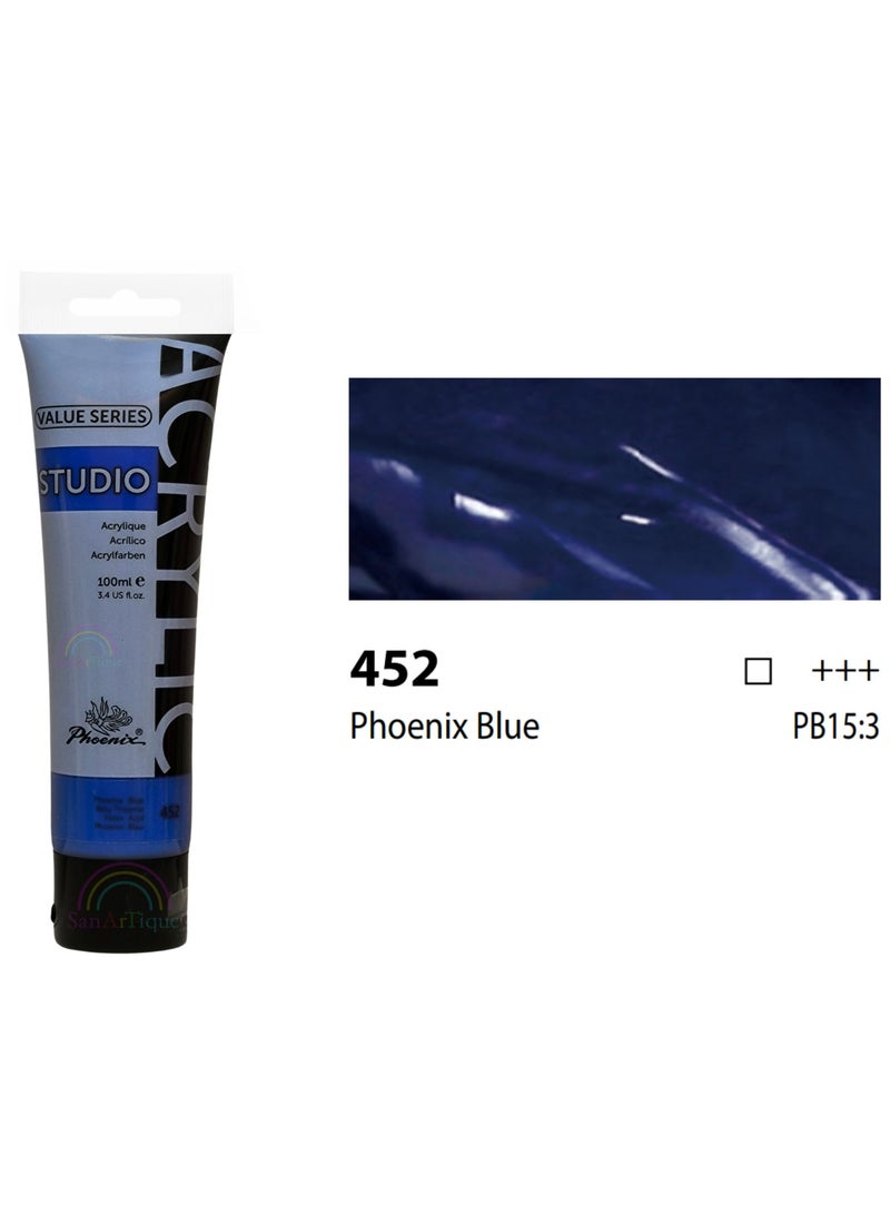 Phoenix Acrylic color 100 ml (Phoenix Blue 452)