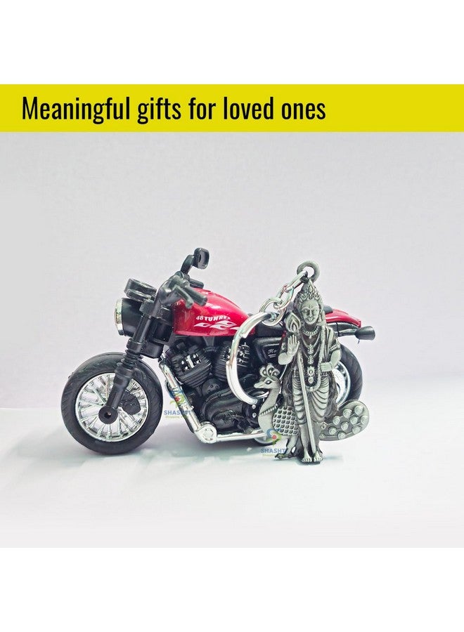 Shashti Shopping Point شاشتي ميدالية معدنية لورد غانيشا ومورغان للدراجة/المكتب | شري فيناياكا، إله الهند مورغان فيل و أوم سارفانا بهافا هدية ميدالية للأولاد والبنات (اللورد مورغان) - Image 4