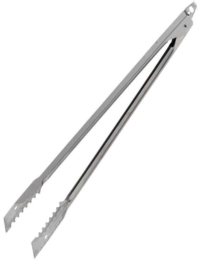 Edlund 6416HDL 16" Heavy-Duty Gripper Tong with Lock | Commercial Flat Paddle and Serrated Utility Kitchen Utensil for Restaurant Buffet Catering, 16"L x 16"W x 0.98"H, Stainless Steel (Pack of 1) - Image 1