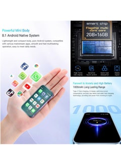 SOYES XS15 Pro Super Mini Mobile Phone Android Quad Core Black, Mobile  Mini Smartphone Ultra Small Pocket Student Children Men and Women  - Image 3
