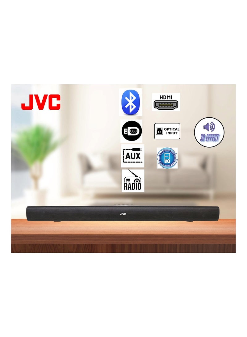 JVC 58 Inch 4K UHD Edgeless Smart TV Powerd By Vidaa With JVC Soundbar LT-58N786+Soundbar Black - Image 5