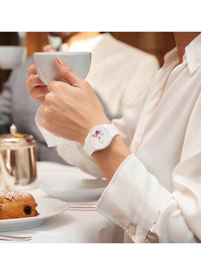 Swatch ساعة نسائية بلاستيكية كوارتز كيف مهيب - Image 4