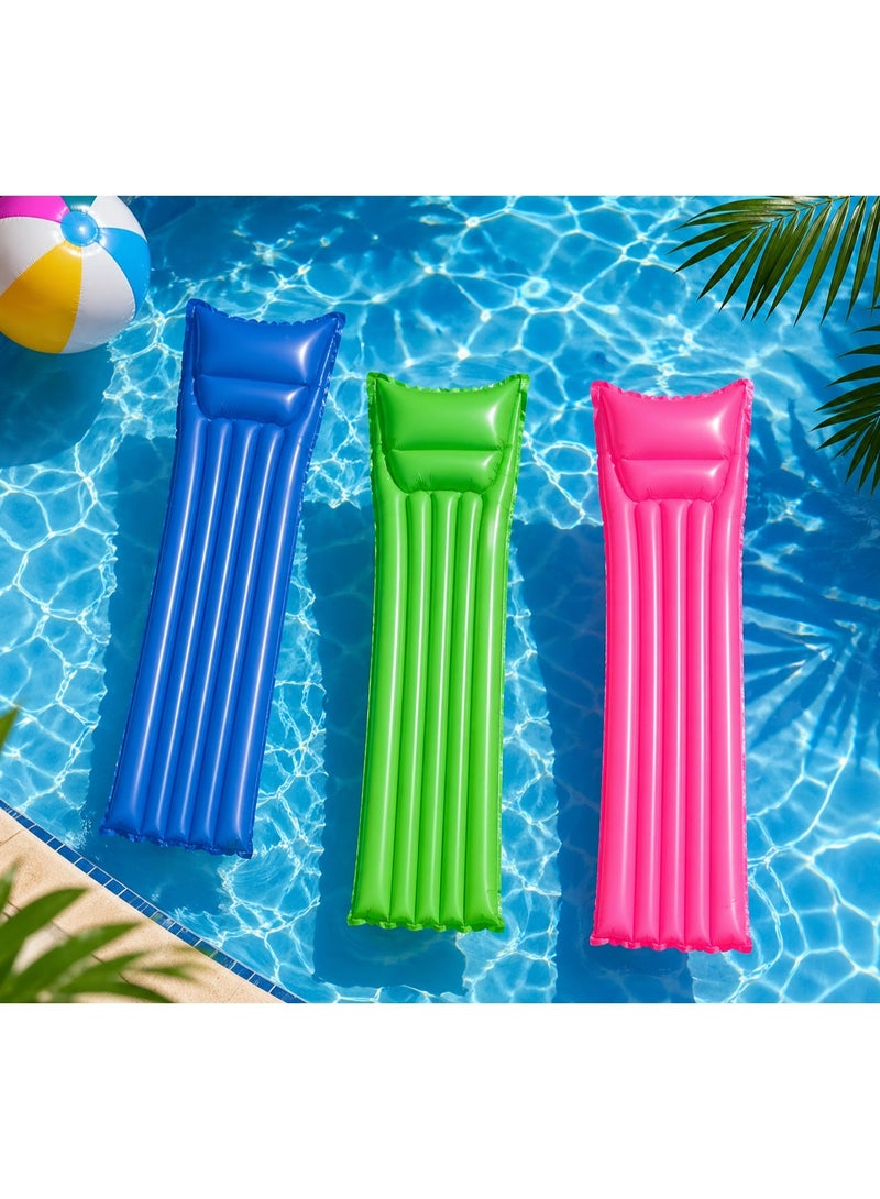 Floating air mattress for swimming and relaxation, size (183*69) cm - Image 3