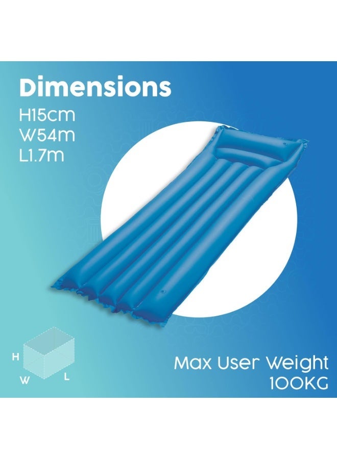 Floating air mattress for swimming and relaxation, size (183*69) cm - Image 2