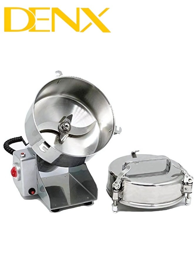 Denx - 800g Spice Grinder, 430 Stainless Steel Powder Grinder, Ultra-Fine Grinding Technology, Can Grind Coffee Beans and Grains, Suitable for Home/Restaurant/Hotel - Image 1