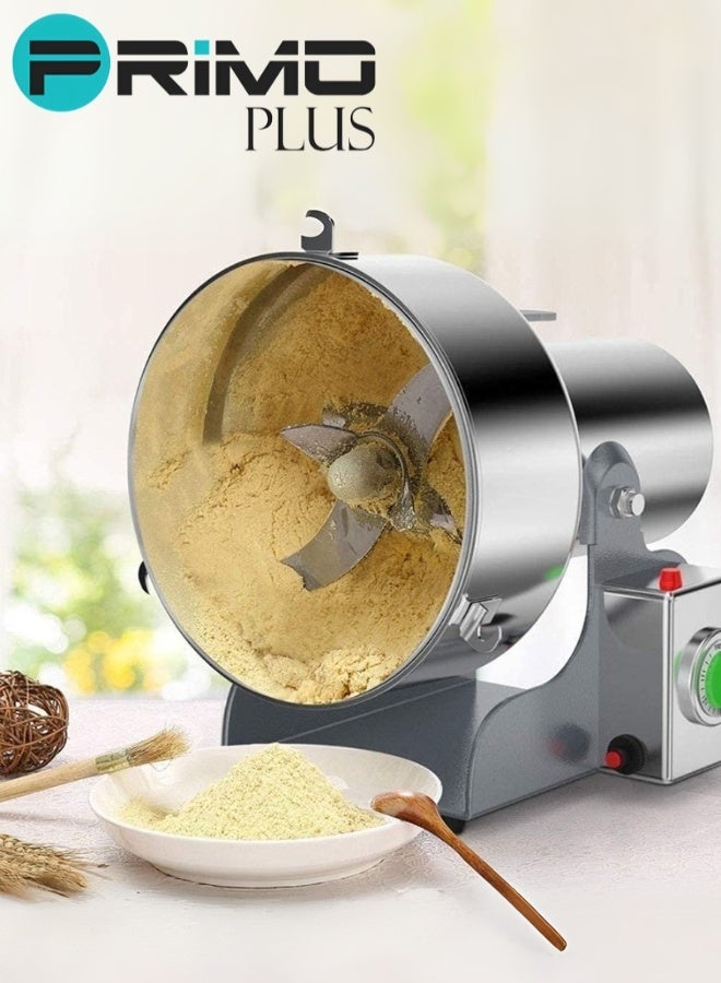 PRIMO PLUS 800g Spice Grinder, 430 Stainless Steel Powder Grinder, Ultra-Fine Grinding Technology, Can Grind Coffee Beans and Grains, Suitable for Home/Restaurant/Hotel - Image 2