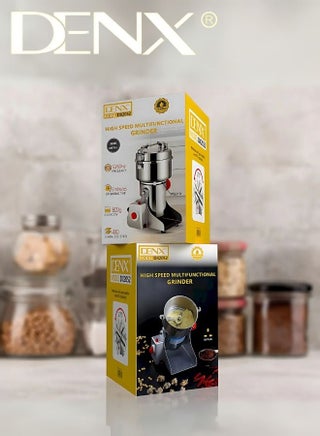 400g Spice Grinder, 430 Stainless Steel Powder Grinder, Ultra-Fine Grinding Technology, Can Grind Coffee Beans and Grains, Suitable for Home/Restaurant/Hotel - view 4