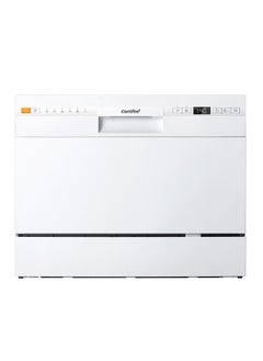 Dishwasher 6 Places Compact Dishwasher Tabletop with 7 Programe Super Quiet Rapid Wash ECO 70 C°Hygiene Wash, Flexible Installation Wift Function APP Control- White Visit the COMFEE' Store