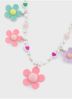 Ginger Floral Pearl Necklace  - Image 2