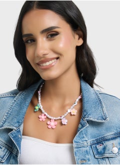 Ginger Floral Pearl Necklace  - Image 4