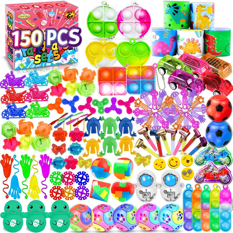 BicMan 150Pcs Party Favors for Kids 35 48 Fidget Toys Pack Goodie Bag Stuffers Carnival Prizes Treasure Box Filler Stuffers Toys for Classroom - Image 2