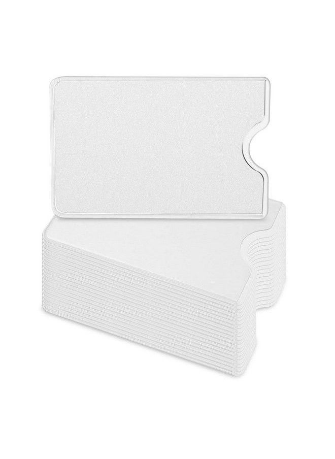 kwmobile 20 Pieces Credit Card Sleeves Transparent Id Business Card Holder Identification Social Security Ssn Cards Protector Inserts  - Image 2