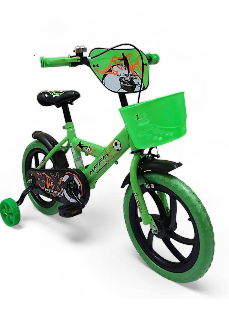 Children's bicycle with assist wheels
