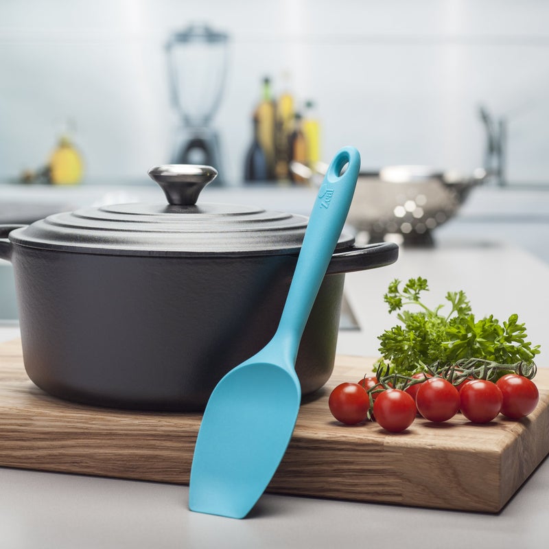 zeal Zeal Silicone Non-Scratch Spatula Spoon Aqua (10 /26cm) - Image 4