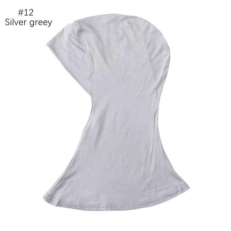Modal Breathable Neck Protection High Elasticity Multi-Color Base Cap Cover Solid Color Scarf Adjustable - Image 3