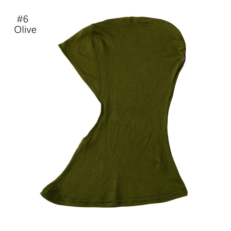 Modal Breathable Neck Protection High Elasticity Multi-Color Base Cap Cover Solid Color Scarf Adjustable - Image 1