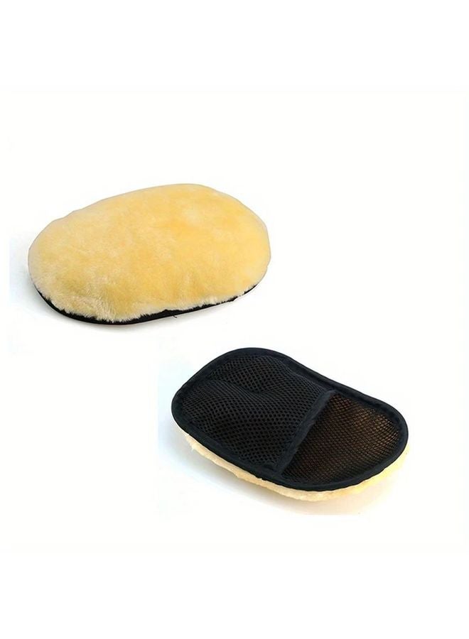 1pc Soft Fleece Car Cleaning Glove Non Electric Dusting Mitt for Living Room Bathroom Automotive Use - Image 4