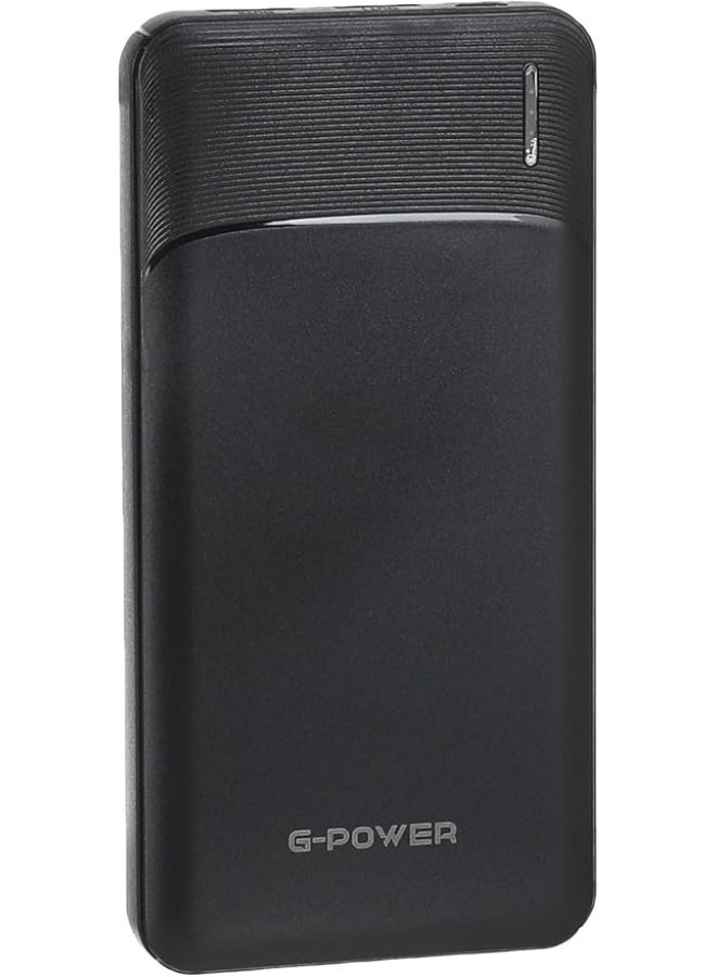 G-POWER Brilliance 10000.0 mAh Lithium Power Bank Charger with Display from G, Black, GP001, Number of Ports: 3 - Image 1