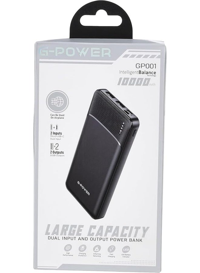 G-POWER Brilliance 10000.0 mAh Lithium Power Bank Charger with Display from G, Black, GP001, Number of Ports: 3 - Image 5