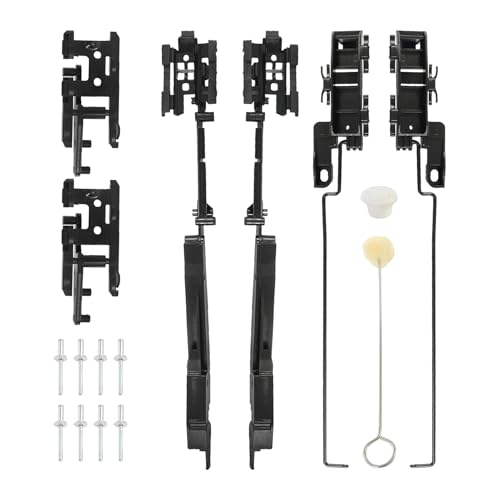 CARMOCAR Sunroof Track Assembly Repair Kit Replacement for Ford F150 F250 F350 F450 2000-2016,Ford Expedition 2000-2017,Lincoln Navigator 2000-2017,Lincoln Mark LT 2006-2008 02ESR1201ABK - Image 1