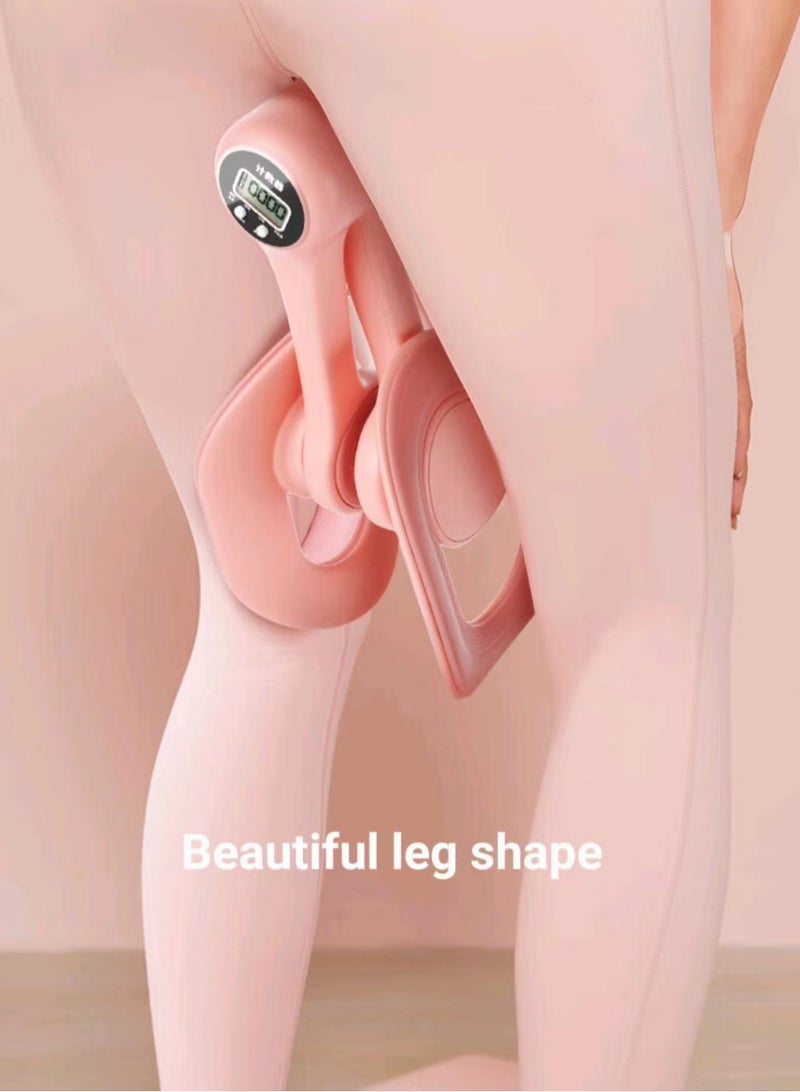 XTEP Pelvic Floor Trainer, Home Gym Yoga Training for Women, Kegel Exercises Device, Hip & Legs Toner, Exercise Arms, Thigh Master Sculptor Machine (Pink) - Image 2