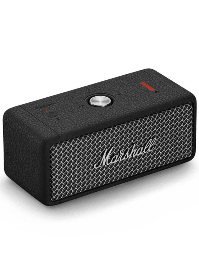 مكبر صوت بلوتوث محمول من مارشال إمبرتون - أسود وخشب القيقب