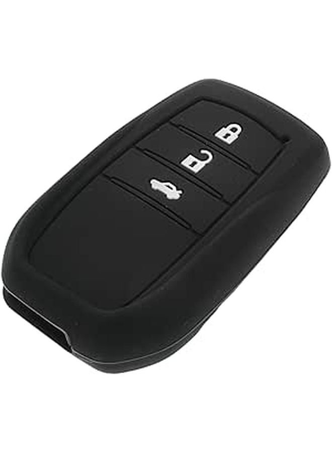 Black Car Key Fob Cover Protector Case Complete Protection Easy to Maintain Stylish Design - Image 1