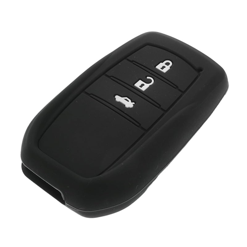 Black Car Key Fob Cover Protector Case Complete Protection Easy to Maintain Stylish Design - Image 2