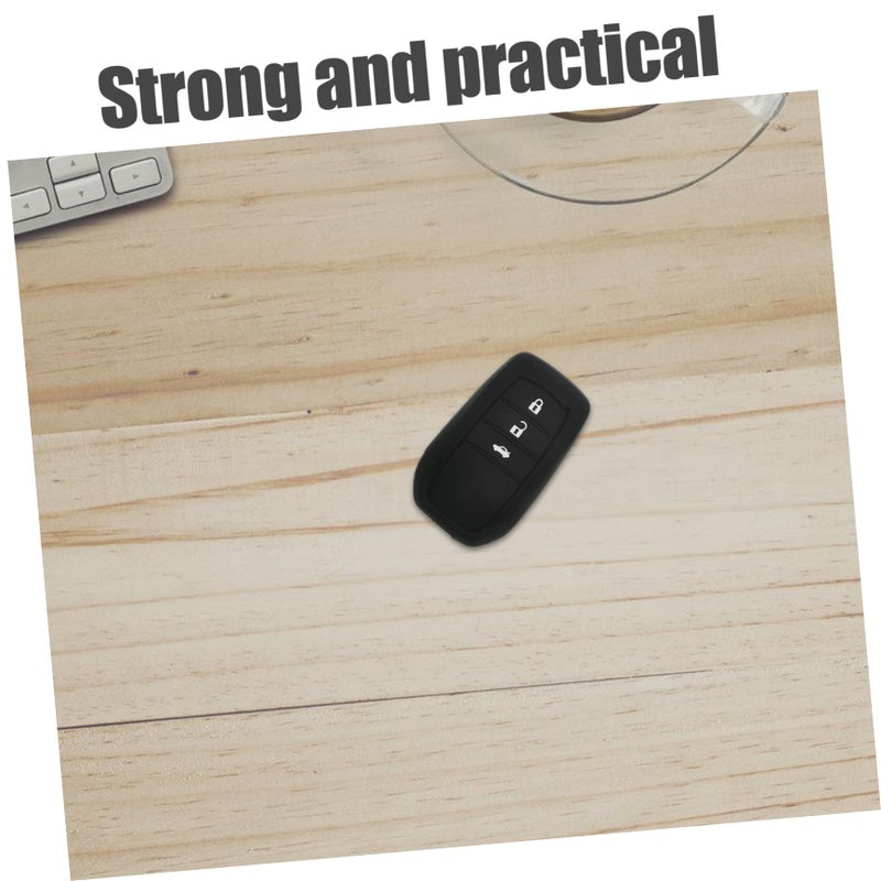 Black Car Key Fob Cover Protector Case Complete Protection Easy to Maintain Stylish Design - Image 5