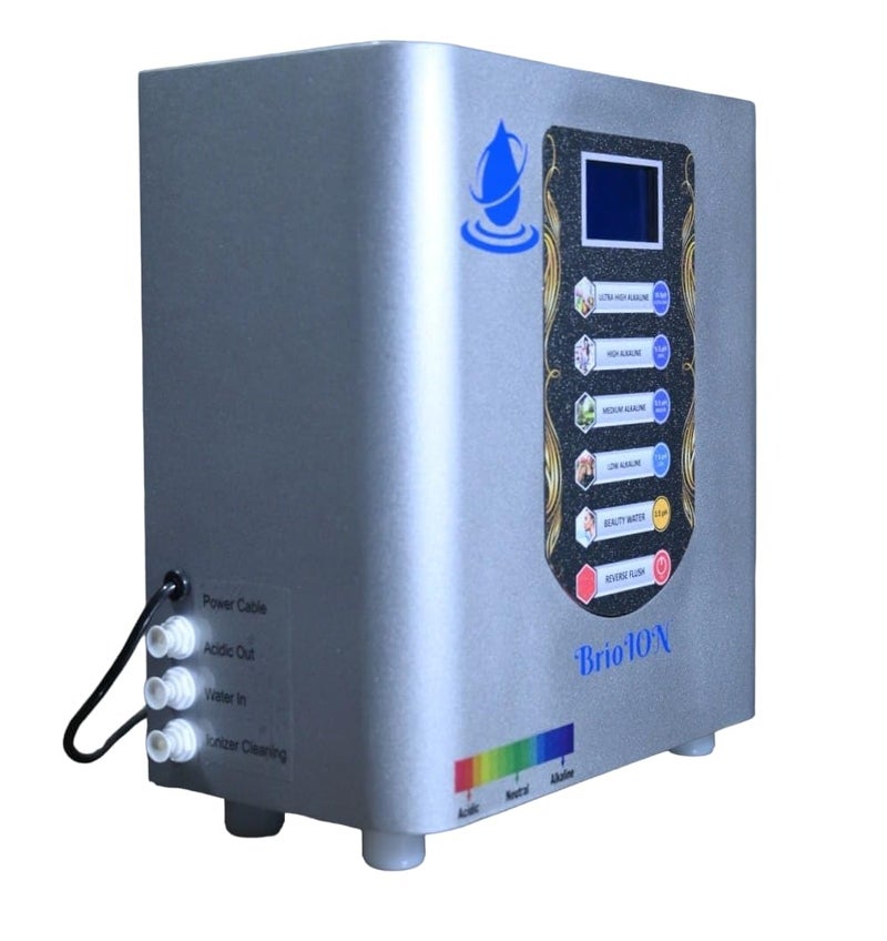 BRIOION Brioion Air Purifier Ionizer Negative Ion Anion Generator Purifier Cleaner Grey 75L  - Image 1