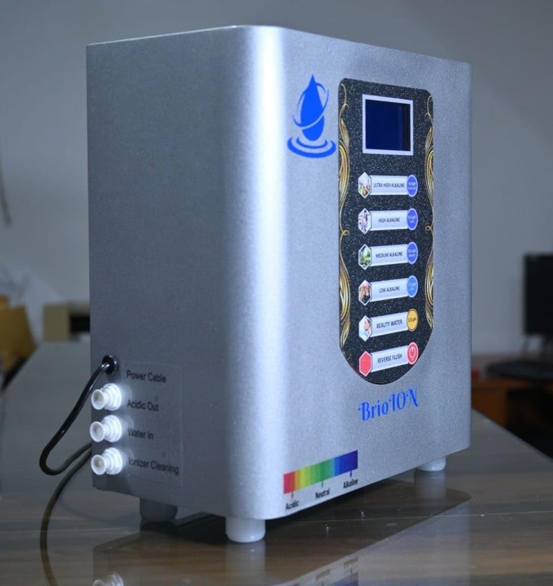 BRIOION Brioion Air Purifier Ionizer Negative Ion Anion Generator Purifier Cleaner Grey 75L  - Image 3