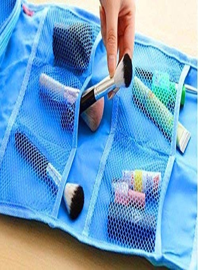 PAVITYAKSH Bag COSMATIC Hanging Folding Hanging Travel Cosmetic Bag Makeup Organizer Bag Travel Organizer Cosmetic Bag Makeup Pouch for Women & Men Kit with Hanging Hook Organiser - Image 2