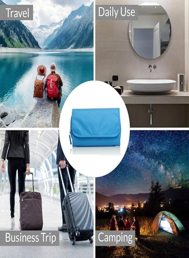 PAVITYAKSH Bag COSMATIC Hanging Folding Hanging Travel Cosmetic Bag Makeup Organizer Bag Travel Organizer Cosmetic Bag Makeup Pouch for Women & Men Kit with Hanging Hook Organiser - Image 5