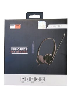 2B 2B HP563 USB Headphones Call Center Edition Surround Sound - Flexible Unbreakable Microphone, Volume Control and Mic Mute, Microphone Noise Canceling  - Image 2
