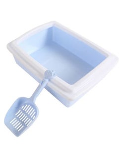 Generic Blue cat litter box 38x28x12cm 