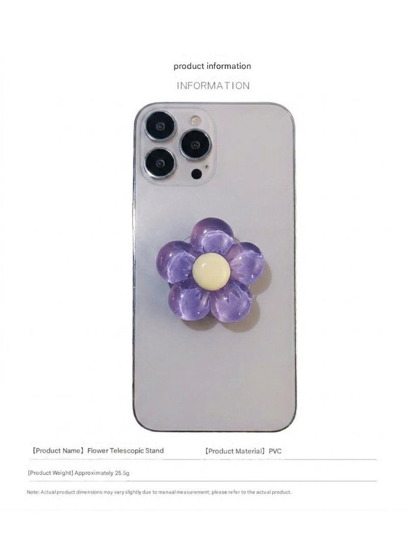 A.M 3D floral bow phone holder with adhesive, retractable ring.(ONLY HOLDER)) - Image 3