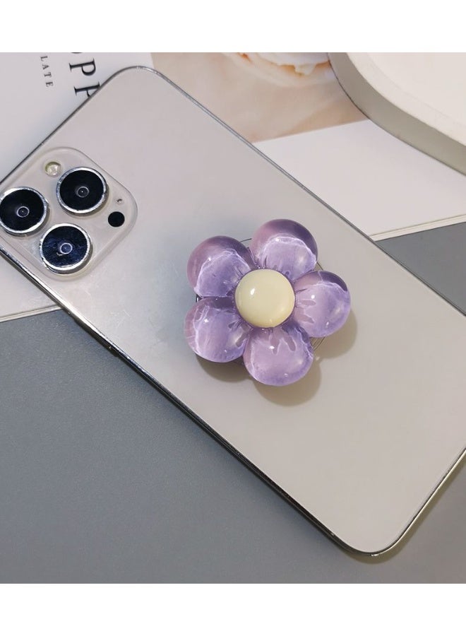 A.M 3D floral bow phone holder with adhesive, retractable ring.(ONLY HOLDER)) - Image 5