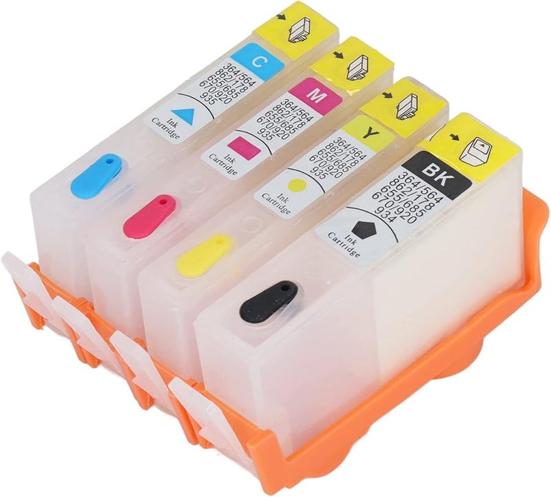 HP 670 Ink Cartridge Set High Capacity 4 Colors Black Blue Red Yellow for Photo Document Printing - Image 5