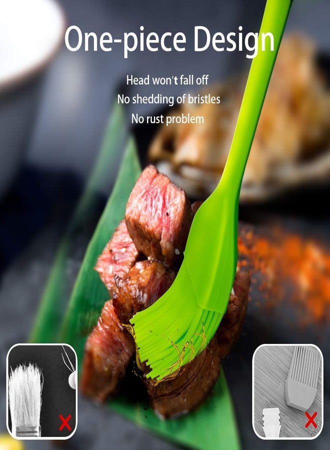 Consevisen Silicone Basting Pastry Brush - Cooking Brush for Oil Sauce Butter Marinades, Food Brushes for BBQ Grill Kitchen Baking, Baster Brushes Baste Pastries Cakes Meat Desserts, Food Grade, Dishwasher Safe - Image 3