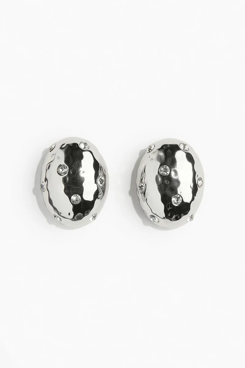 H&M Rhinestone-Embellished Earrings