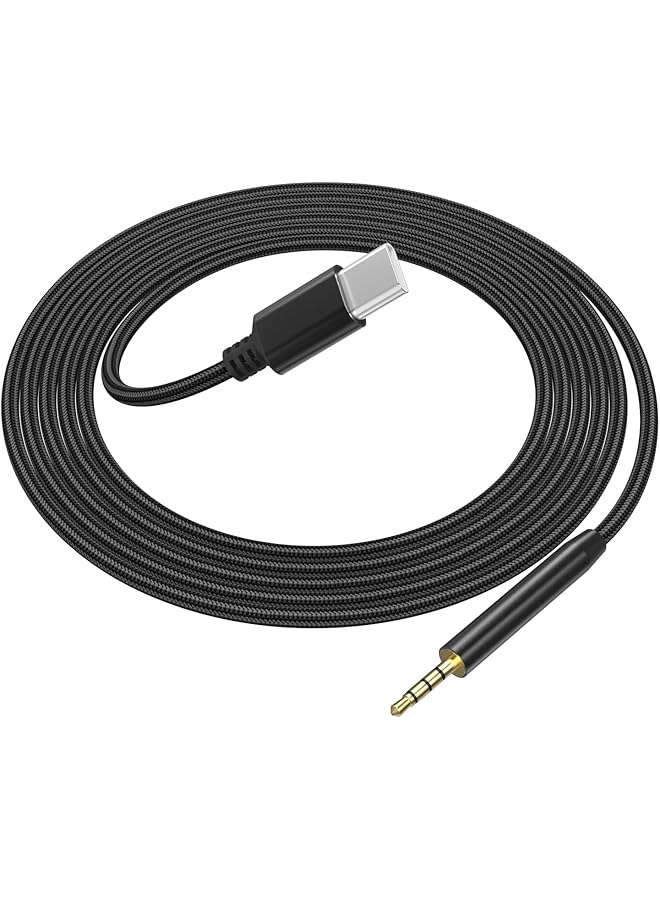 USB C to 2.5mm Audio Cable Compatible with Bose 700, QuietComfort, QuietComfort Ultra, QC35, QC35 II, QC45 Headphone, for iPhone 15/16/Plus/Pro/iPad, 4.7ft